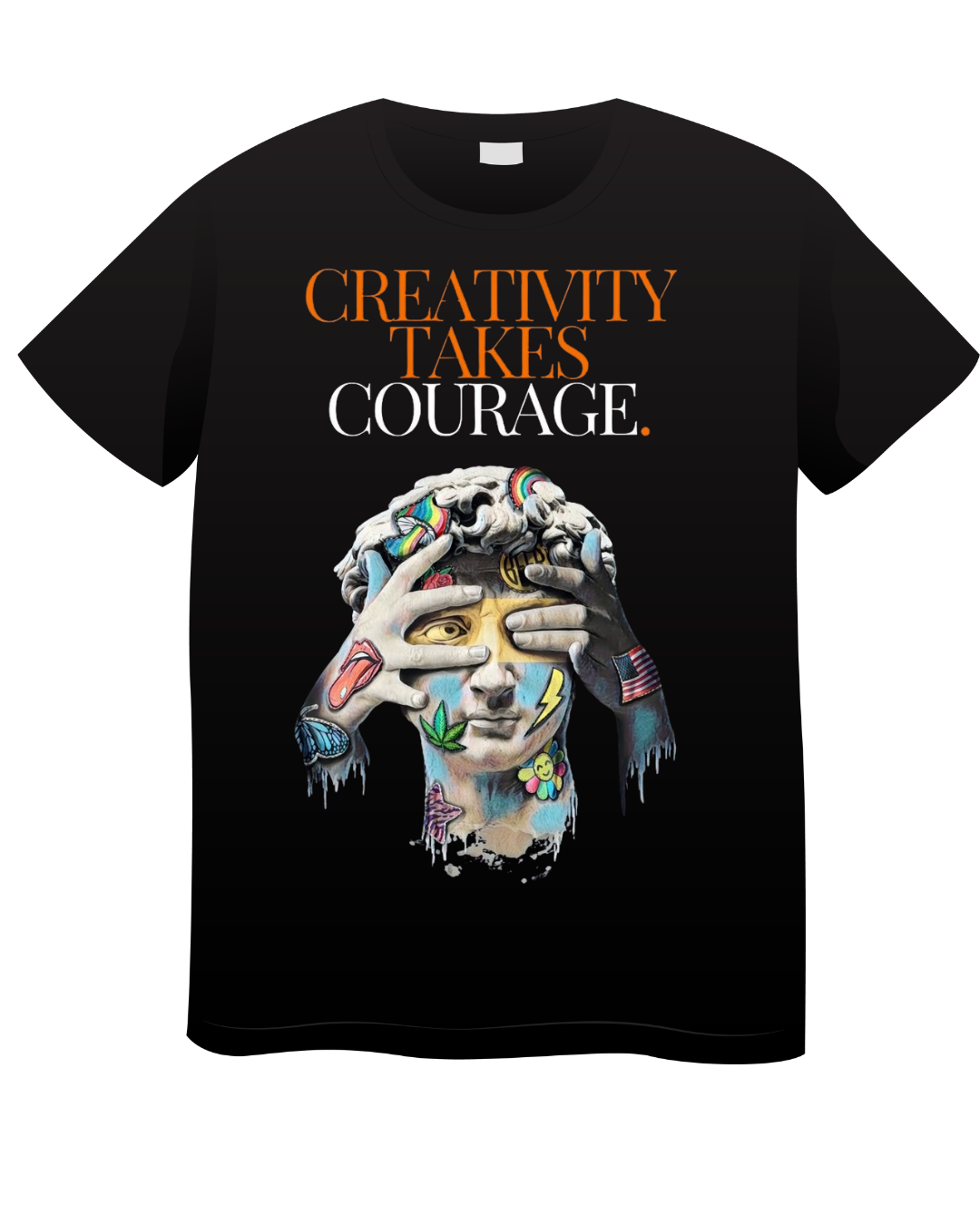 Playera Personalizada | Mini Estampado al Frente + Diseño Grande en la Espalda