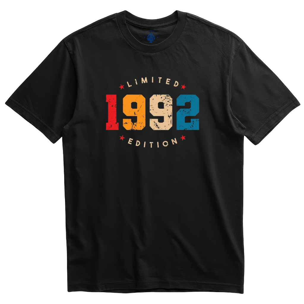 playera edición limitada y año de nacimiento, ideal para celebración o regalo de cumpleaños
