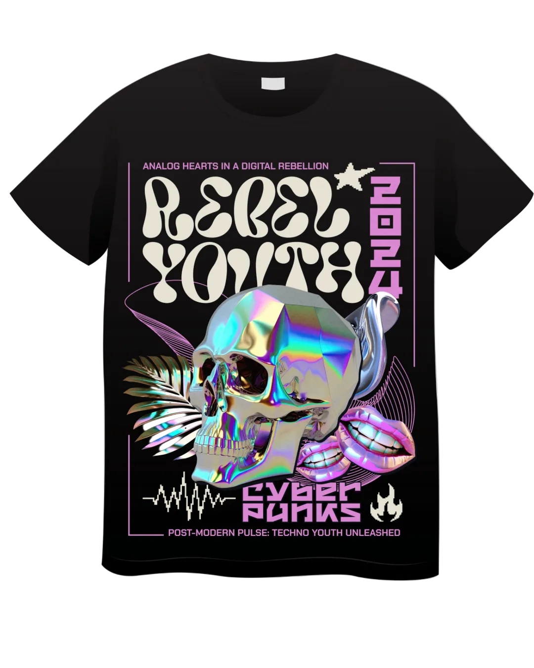 Rebel Youth Calavera Metálica
